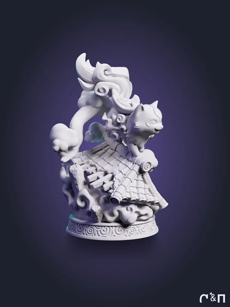 Фигурка Аматерасу Amaterasu от NomNom Studio под покрас 12,3 см Фигурка Аматерасу Amaterasu от NomNom Studio под покрас 12,3 см