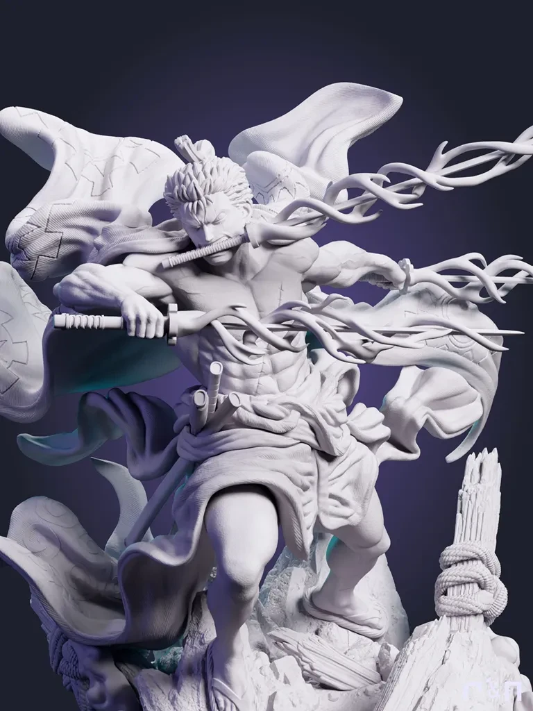 Фигурка Зоро Zoro из аниме Ван Пис One Piece под покрас 25 см Фигурка Зоро Zoro из аниме Ван Пис One Piece под покрас 25 см