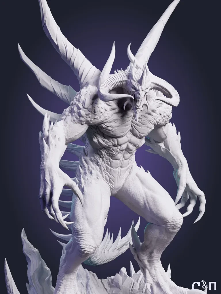 Фигурка Диабло из игры Diablo III под покрас 29.2 см Фигурка Диабло из игры Diablo III под покрас 29.2 см