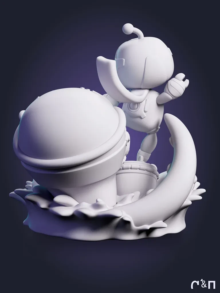 Фигурка чибик Астро Бот Chibi ASTRO BOT под покрас 8.8 см Фигурка чибик Астро Бот Chibi ASTRO BOT под покрас 8.8 см