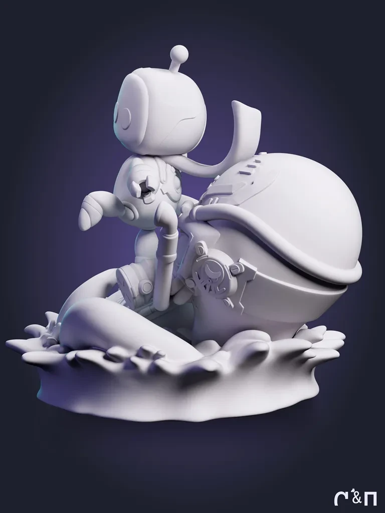 Фигурка чибик Астро Бот Chibi ASTRO BOT под покрас 8.8 см Фигурка чибик Астро Бот Chibi ASTRO BOT под покрас 8.8 см
