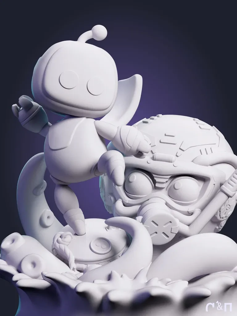 Фигурка чибик Астро Бот Chibi ASTRO BOT под покрас 8.8 см Фигурка чибик Астро Бот Chibi ASTRO BOT под покрас 8.8 см