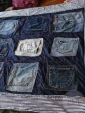 покрывало джинсовое пэчворк