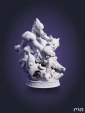 Фигурка Аматерасу Amaterasu от NomNom Studio под покрас 12,3 см