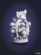 Фигурка Аматерасу Amaterasu от NomNom Studio под покрас 12,3 см