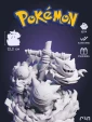 Фигурка трио покемонов Гастли Генгар и Хаунтер Ghost Trio Pokemon Diorama под покрас 12,2 см