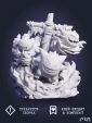 Фигурка трио покемонов Гастли Генгар и Хаунтер Ghost Trio Pokemon Diorama под покрас 12,2 см