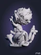 Фигурка Хеймердингер Heimerdinger Chibi из сериала Аркейн Arcane под покрас 7,4 см для сборки