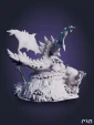 Фигурка Раталос Rathalos Chibi из аниме Monster Hunter World под покрас 9,7 см
