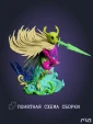 Фигурка Найт Knight из игры Холлоу Найт Hollow Knight Silksong под покрас 20 см