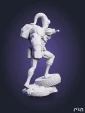 Фигурка Червяк Джим Earthworm Jim под покрас 25 см