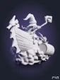 Фигурка Виви Vivi из игры Final Fantasy IX под покрас 25 смдля сборки
