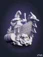 Фигурка Виви Vivi из игры Final Fantasy IX под покрас 25 смдля сборки