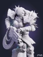 Фигурка Вархаммер Вайфу Сестра Битвы из игры Warhammer 40,000 под покрас 20.9 см
