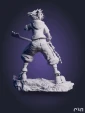 Фигурка Сора Sora из игры Kingdom Hearts Королевство сердец под покрас 25 см