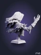 Фигурка бюст Йеннифер Yennefer из игры Witcher Ведьмак под покрас
