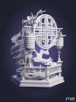 Фигурка Винтер Плам Winter Plum NomNom Studio под покрас 20 см для сборки