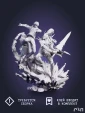 Фигурка Сон Джин Ву и Игрис из аниме Соло-Левеллинг Solo Leveling под покрас 27.9 см