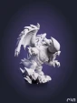 Фигурка Нергигант Chibi Nergigante из игры Monster Hunter World под покрас 8 см