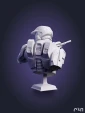 Фигурка бюст Мастер Чиф Master Chief из игры Halo под покрас 8.7 см