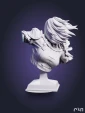 Фигурка бюст Чха Хэин Cha Hae-In из аниме Solo Leveling под покрас 6,3 см