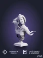Фигурка бюст Маэль Maelle из игры Expedition 33 под покрас 7,8 см