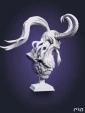 Фигурка бюст Иллидан Illidan из игры WoW World of Warcraft под покрас 9.5 см