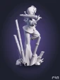 Фигурка Ранма 1/2 Ranma из аниме под покрас 25 см