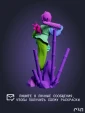 Фигурка Ранма 1/2 Ranma из аниме под покрас 25 см