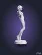 Фигурка Рей Аянами Rei Ayanami из аниме Евангелион Evangelion под покрас 20 см