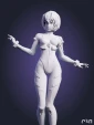 Фигурка Рей Аянами Rei Ayanami из аниме Евангелион Evangelion под покрас 20 см
