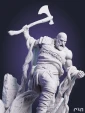 Фигурка Кратос Kratos из игры God of War под покрас 25 см