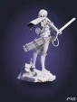 Фигурка Микаса Аккерман Mikasa из аниме Атака титанов Attack on Titan под покрас 25 см