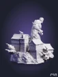 Фигурка Бронированный титан Armored Titan из аниме Атака титанов под покрас 15 см