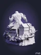 Фигурка Бронированный титан Armored Titan из аниме Атака титанов под покрас 15 см