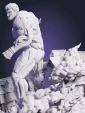 Фигурка Бронированный титан Armored Titan из аниме Атака титанов под покрас 15 см