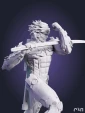Фигурка Райден Raiden из игры Metal Gear Rising: Revengeance под покрас 30 см