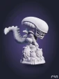 Фигурка чибик Чужой Xenomorph из фильма Чужой Alien под покрас 6.9 см