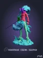 Фигурка Ичиго из аниме Блич Bleach под покрас 21.1 см