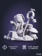Фигурка чибик Марсиль Chibi Marcille из аниме Подземелье вкусностей Delicious in Dungeon под покрас 8.7 см
