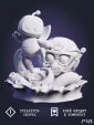 Фигурка чибик Астро Бот Chibi ASTRO BOT под покрас 8.8 см