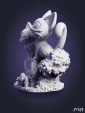 Фигурка чибик Джиджи из аниме Ведьмина служба доставки Kiki s Delivery Service под покрас 9.1 см