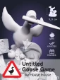 Фигурка чибик Гусь Chibi Goose из игры Untitled Goose Game под покрас 9.9 см