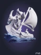 Фигурка Линк Chibi Link из игры The Legend of Zelda: The Wind Waker под покрас 8.5 см