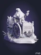 Фигурка чибик Гэндальф Chibi Gandalf из фильма Властелин колец The Lord of the Rings под покрас 7.8 см