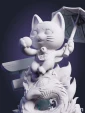 Фигурка чибик Турбо кот Chibi TurboCat из аниме Дандадан Dandadan под покрас 7.6 см