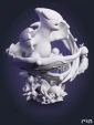 Фигурка чибик Лугия Chibi Lugia из игры Покемон Pok mon под покрас 7.3 см