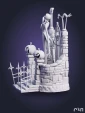 Фигурка Джек Скеллингтон Jack Skellington из фильма Кошмар перед Рождеством под покрас 21.8 см