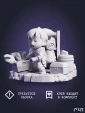 Фигурка чибик Чилчак Chibi Chilchuck из аниме Подземелье вкусностей Delicious in Dungeon под покрас 6.7 см