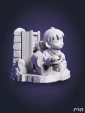 Фигурка чибик Чилчак Chibi Chilchuck из аниме Подземелье вкусностей Delicious in Dungeon под покрас 6.7 см